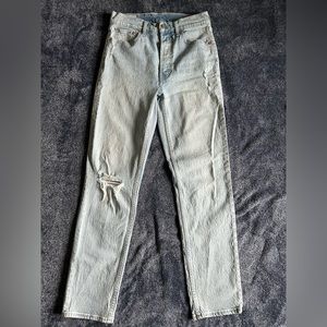 gap cheeky straight high rise jeans 28 6 Tall